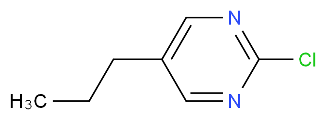 2-chloro-5-propylpyrimidine_分子结构_CAS_219555-98-3