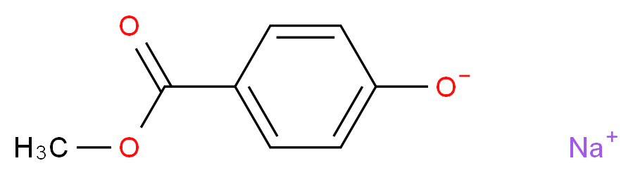 sodium 4-(methoxycarbonyl)benzen-1-olate_分子结构_CAS_5026-62-0