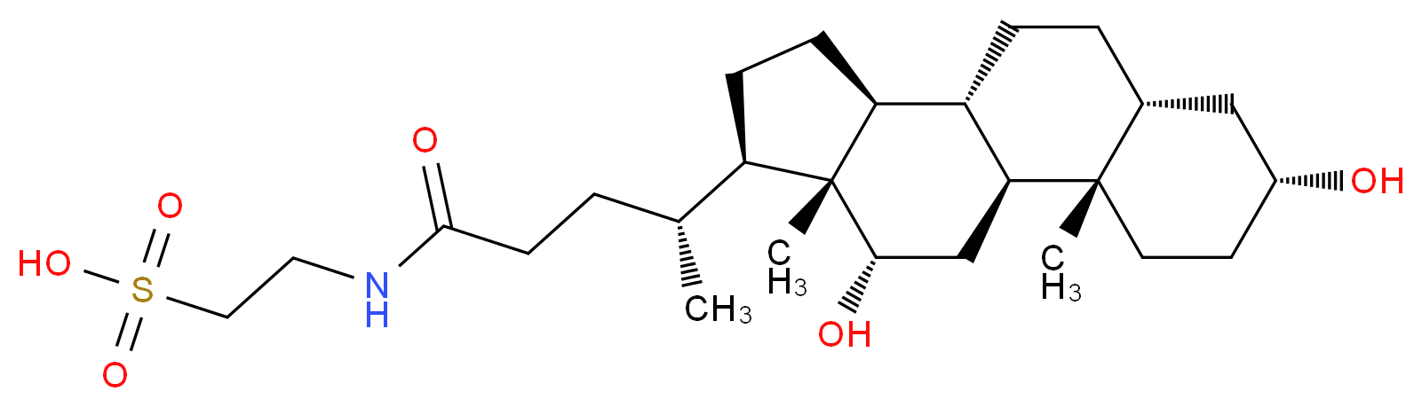 Taurodeoxycholic acid_分子结构_CAS_516-50-7)