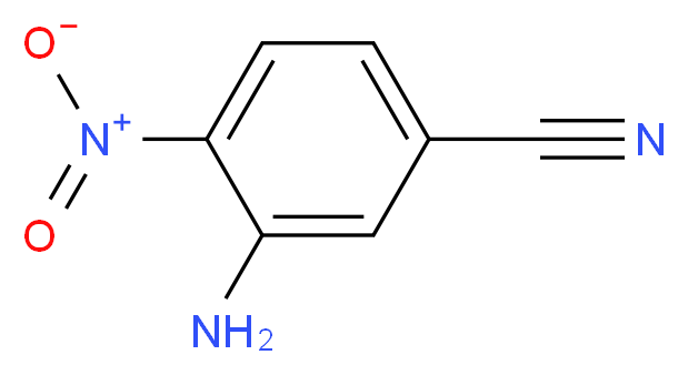 Benzonitrile, 3-amino-4-nitro-_分子结构_CAS_99512-10-4)