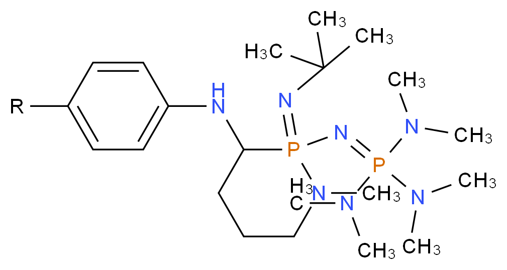 聚苯乙烯负载磷腈配体 P2-叔丁基_分子结构_CAS_)