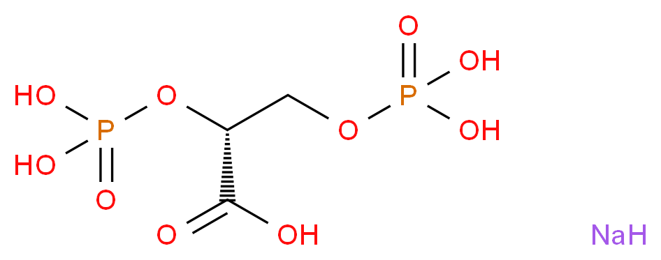 2,3-二磷酸-D-甘油酸 五钠盐_分子结构_CAS_102783-53-9)