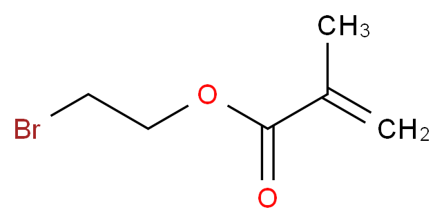 2-bromoethyl 2-methylprop-2-enoate_分子结构_CAS_4513-56-8