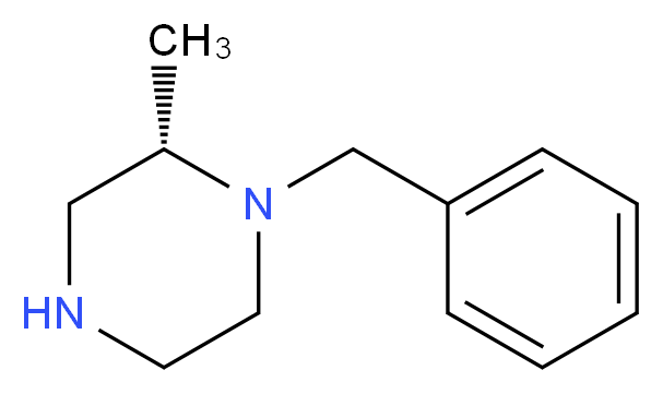 (2S)-1-benzyl-2-methylpiperazine_分子结构_CAS_511254-92-5