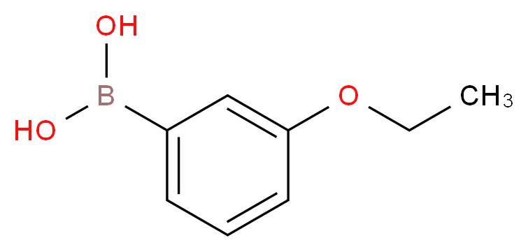 3-乙氧基苯硼酸_分子结构_CAS_90555-66-1)