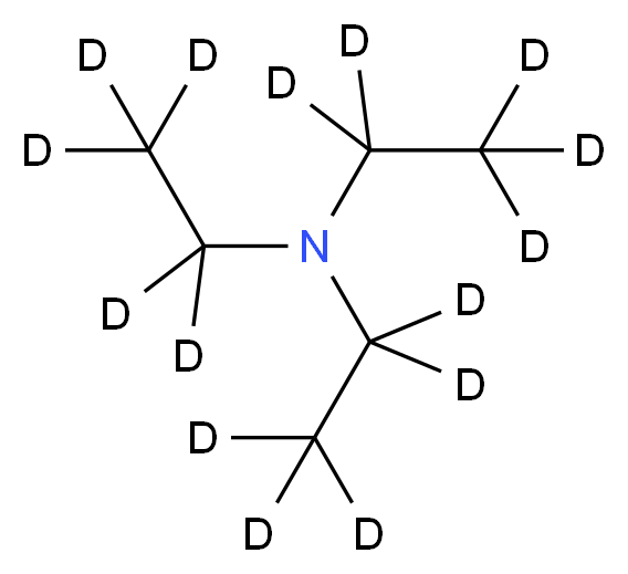 tris(<sup>2</sup>H<sub>5</sub>)ethylamine_分子结构_CAS_66688-79-7