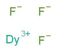 氟化镝(III),无水, REacton&reg;_分子结构_CAS_13569-80-7)