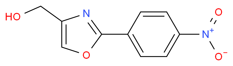 [2-(4-NITRO-PHENYL)-OXAZOL-4-YL]-METHANOL_分子结构_CAS_36841-50-6)