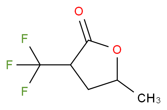 5-methyl-3-(trifluoromethyl)oxolan-2-one_分子结构_CAS_139547-12-9