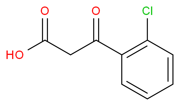 3-(2-chlorophenyl)-3-oxopropanoic acid_分子结构_CAS_76103-96-3