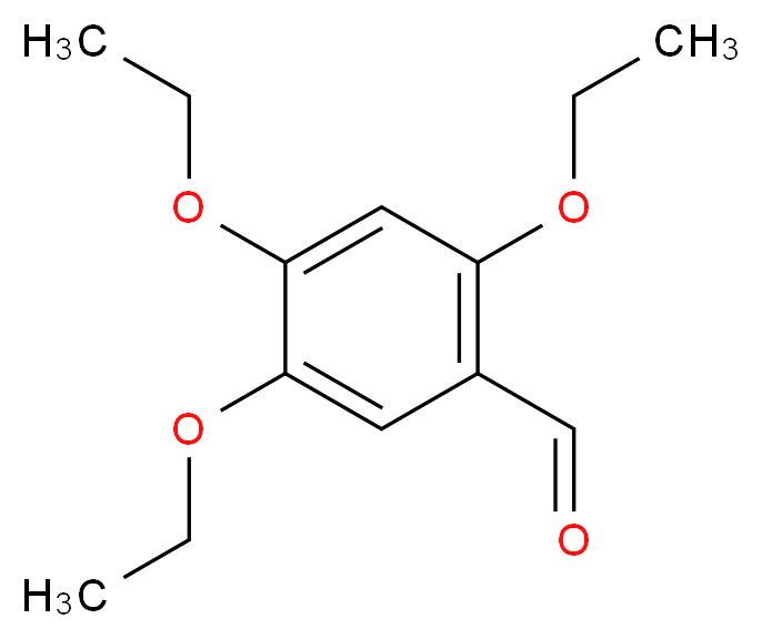 2,4,5-TRIETHOXY BENZALDEHYDE_分子结构_CAS_67827-54-7)