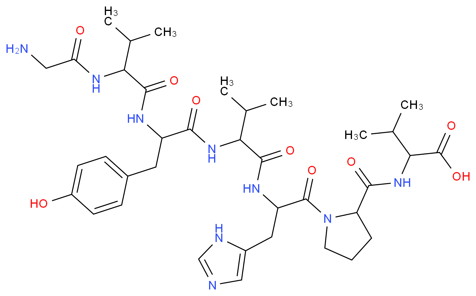 ANGIOTENSIN III ANTIPEPTIDE_分子结构_CAS_133605-55-7)