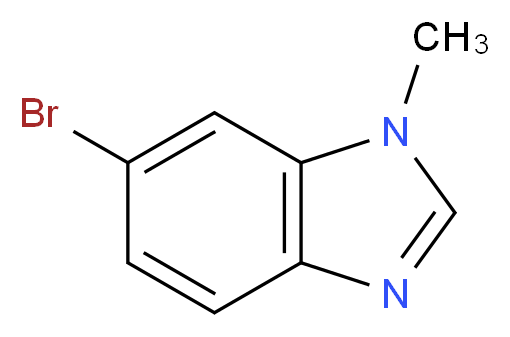 6-bromo-1-methyl-1H-1,3-benzodiazole_分子结构_CAS_53484-16-5
