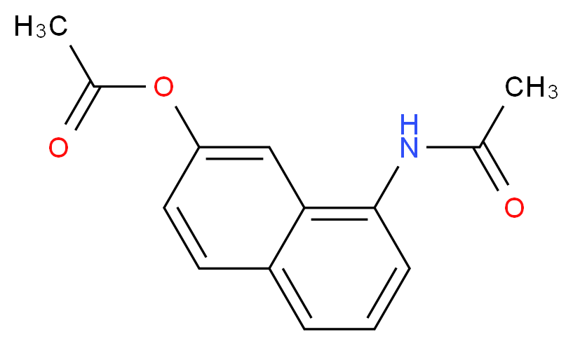 8-ACETAMIDONAPHTHALEN-2-YL ACETATE_分子结构_CAS_29921-56-0)