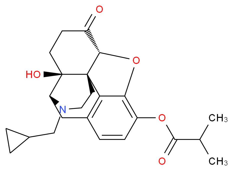 O-Isobutyryl Naltrexone_分子结构_CAS_861238-38-2)