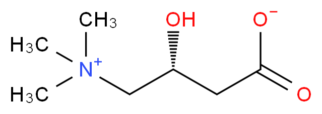 (3R)-3-hydroxy-4-(trimethylazaniumyl)butanoate_分子结构_CAS_541-15-1