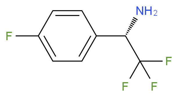 (1S)-2,2,2-TRIFLUORO-1-(4-FLUOROPHENYL)ETHYLAMINE_分子结构_CAS_929804-89-7)