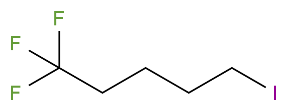 1,1,1-trifluoro-5-iodopentane_分子结构_CAS_352-60-3