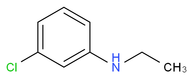 3-chloro-N-ethylaniline_分子结构_CAS_15258-44-3)