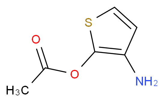 (3-Amino-2-thienyl)acetate_分子结构_CAS_)