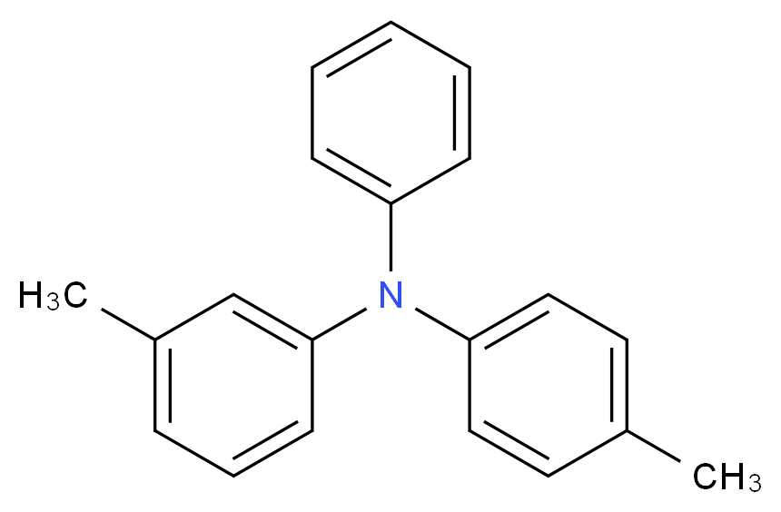 3-methyl-N-(4-methylphenyl)-N-phenylaniline_分子结构_CAS_62121-57-7