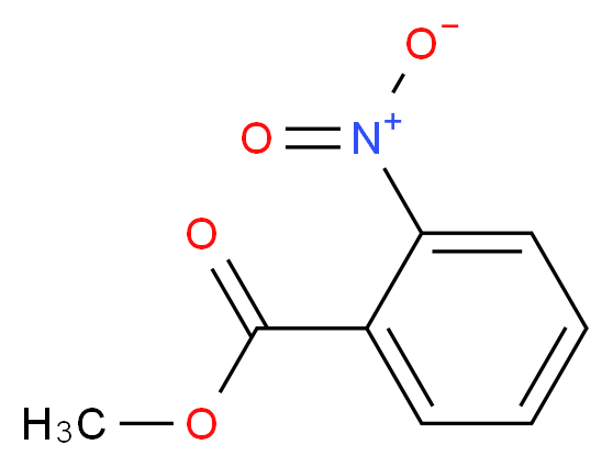 2-硝基苯甲酸甲酯_分子结构_CAS_606-27-9)