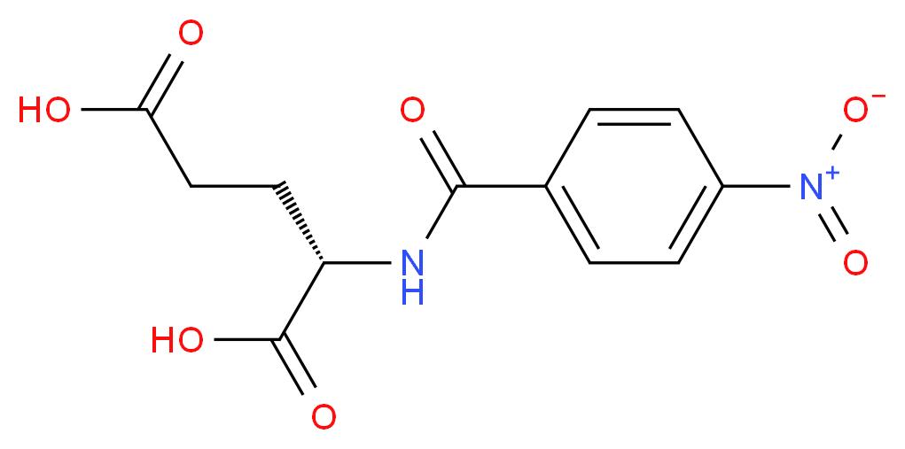 (S)-2-(4-NitrobenzaMido)pentanedioic acid_分子结构_CAS_6758-40-3)