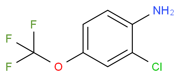 2-chloro-4-(trifluoromethoxy)aniline_分子结构_CAS_69695-61-0