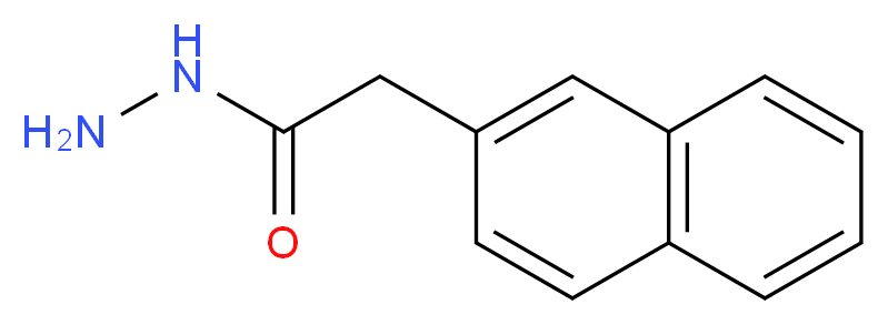 2-(naphthalen-2-yl)acetohydrazide_分子结构_CAS_57676-55-8
