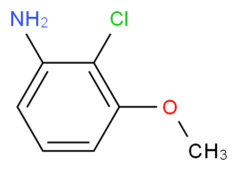 2-chloro-3-methoxyaniline_分子结构_CAS_113206-03-4