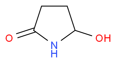 5-hydroxypyrrolidin-2-one_分子结构_CAS_62312-55-4