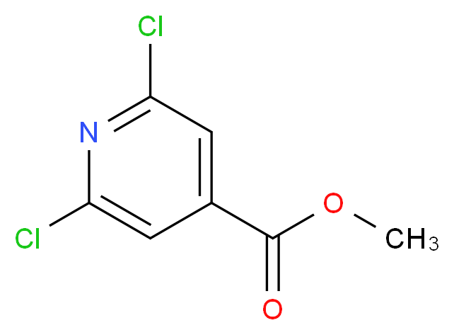 2,6-二氯吡啶-4-羧酸甲酯_分子结构_CAS_42521-09-5)