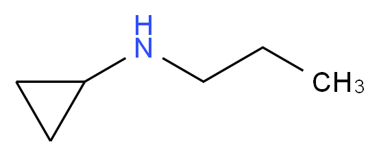 N-propylcyclopropanamine_分子结构_CAS_73121-93-4