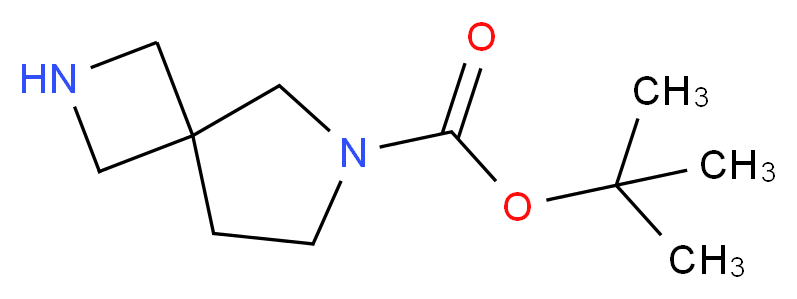2,6-Diaza-spiro[3.4]octane-6-carboxylic acid tert-butyl ester_分子结构_CAS_885270-86-0)