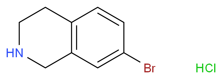 7-Bromo-1,2,3,4-tetrahydroisoquinoline hydrochloride_分子结构_CAS_220247-73-4)