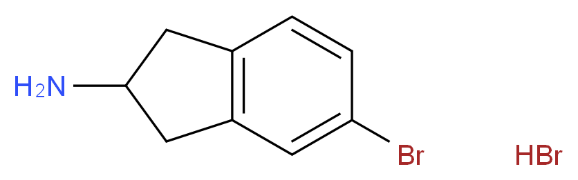 5-Bromoindan-2-ylamine hydrobromide_分子结构_CAS_321352-52-7)