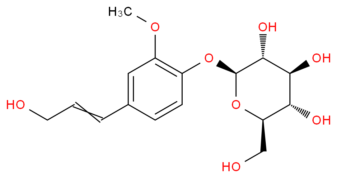 Coniferin_分子结构_CAS_531-29-3)