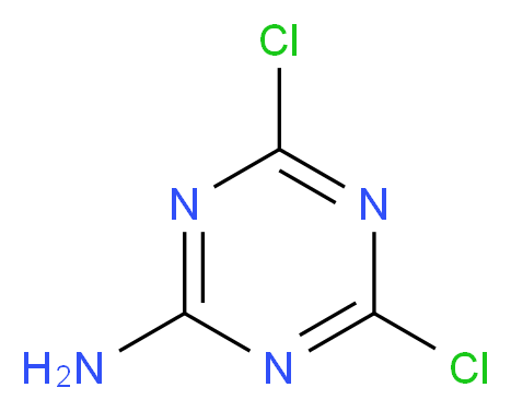 2-Amino-4,6-dichloro-s-triazine_分子结构_CAS_933-20-0)