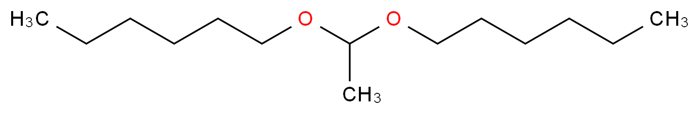 1-[1-(hexyloxy)ethoxy]hexane_分子结构_CAS_5405-58-3