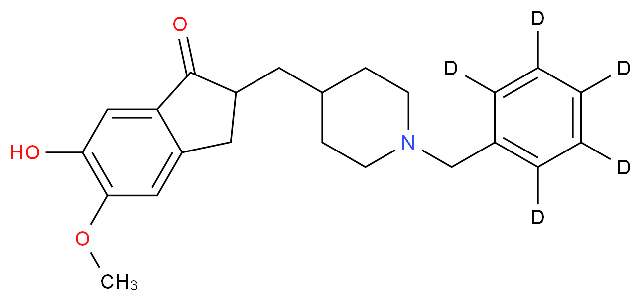 6-O-Desmethyl Donepezil-d5_分子结构_CAS_1189443-74-0)