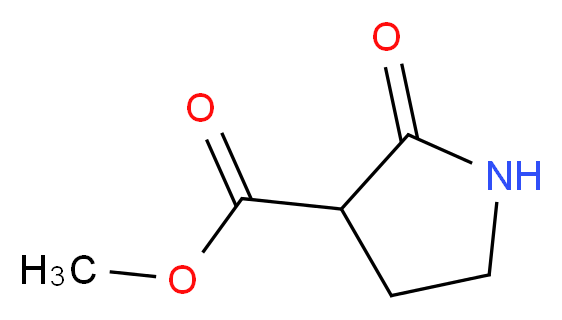 Methyl 2-oxopyrrolidine-3-carboxylate_分子结构_CAS_22049-95-2)