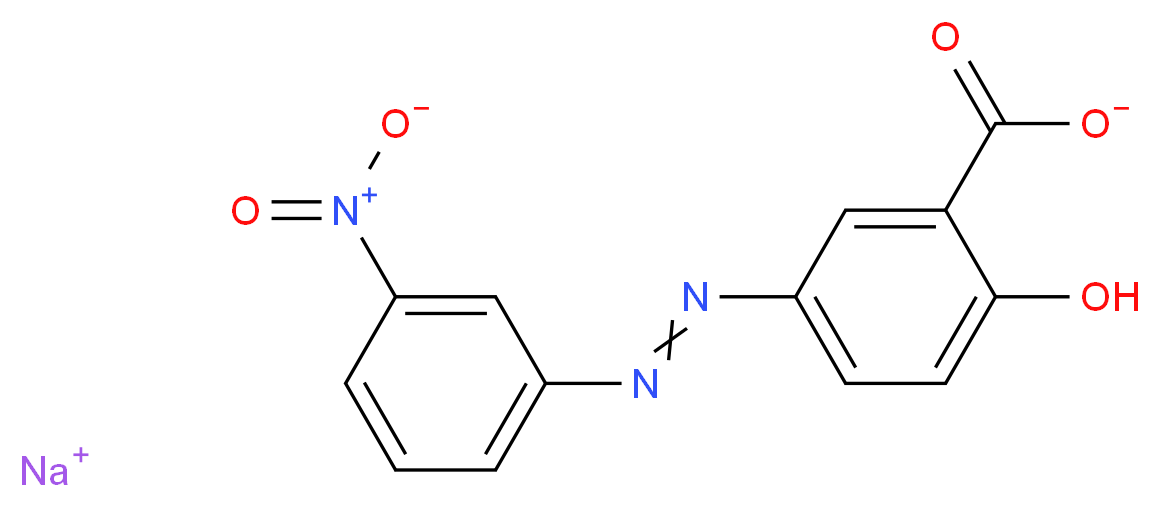 Alizarin Yellow GG_分子结构_CAS_584-42-9)