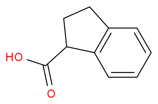 1-Indanecarboxylic acid_分子结构_CAS_14381-42-1)