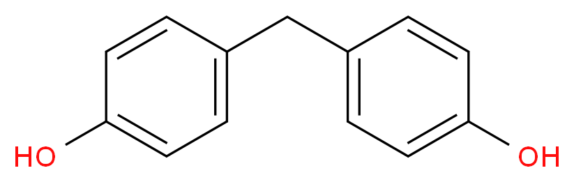 4-[(4-hydroxyphenyl)methyl]phenol_分子结构_CAS_620-92-8