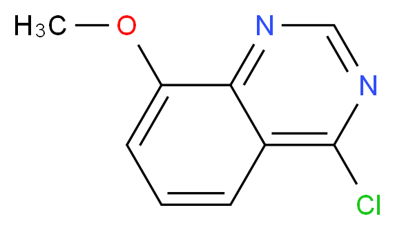 4-Chloro-8-methoxyquinazoline_分子结构_CAS_154288-09-2)