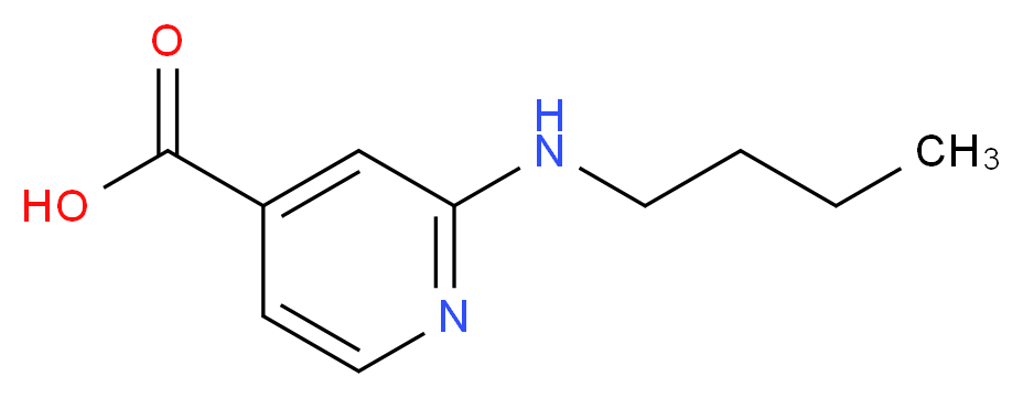 2-(Butylamino)isonicotinic acid_分子结构_CAS_77314-78-4)