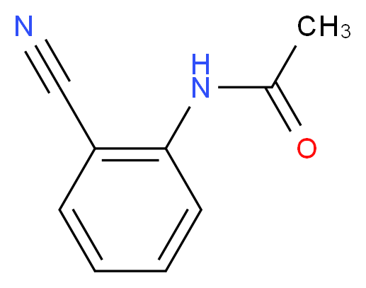 N-(2-cyanophenyl)acetamide_分子结构_CAS_25116-00-1)