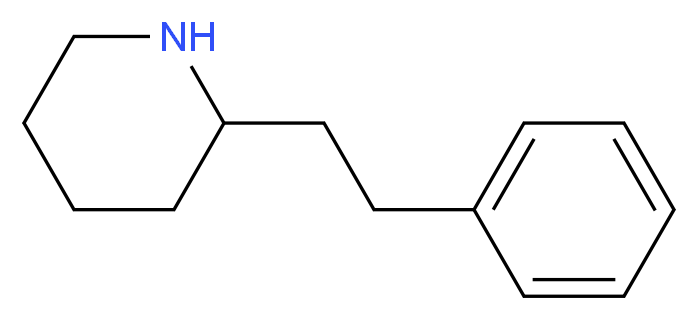 2-(2-phenylethyl)piperidine_分子结构_CAS_159053-39-1