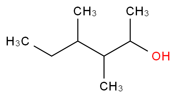 3,4-dimethylhexan-2-ol_分子结构_CAS_31350-88-6