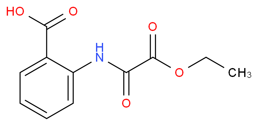 2-(2-ethoxy-2-oxoacetamido)benzoic acid_分子结构_CAS_51679-85-7